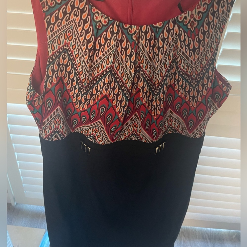 Alyx Dress tribal print with black size 12